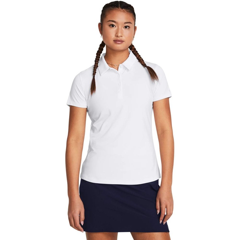 UA Playoff SS Polo-WHT, bílá