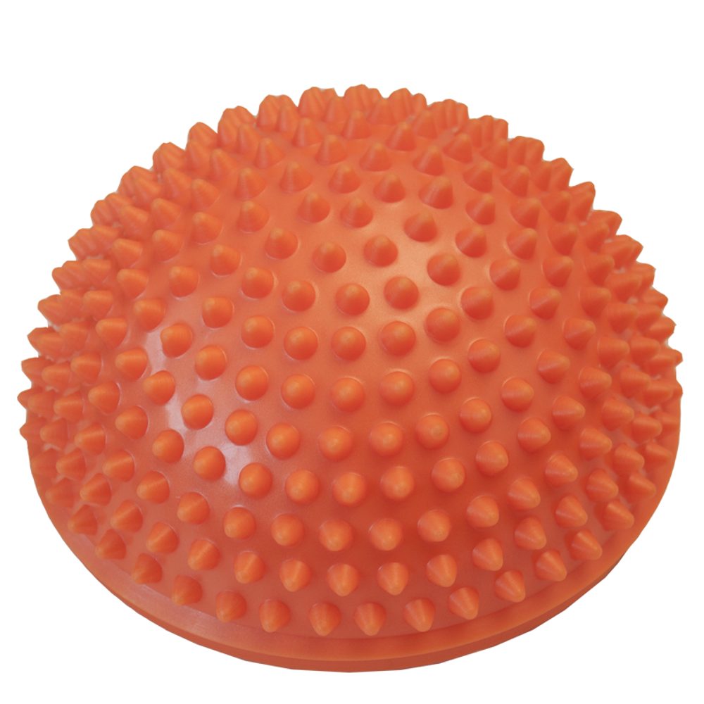 Masážní polokoule - 16 cm oranžová