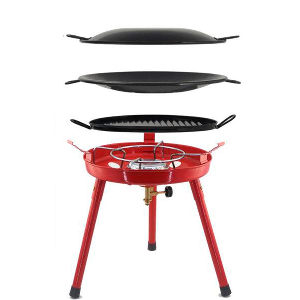 Multi-purpose cooker and grill, 3 legs, 40 cm hotplate, GR-823