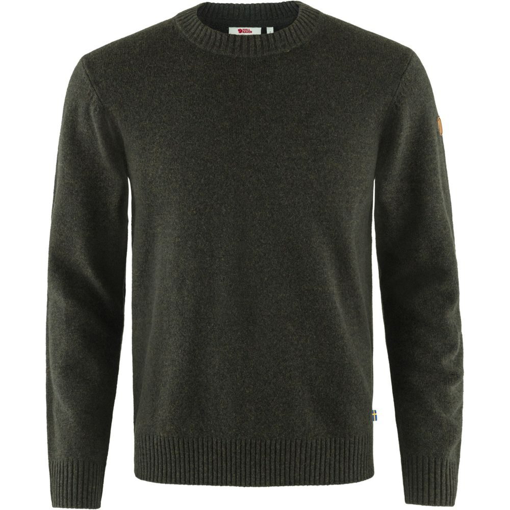 Övik Round-neck Sweater M Dark Olive