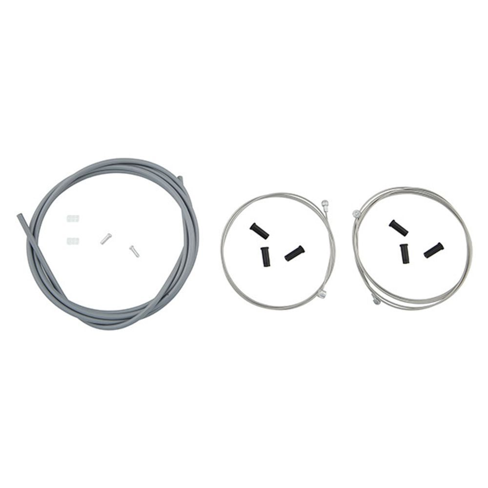 Brakecab. Set Neostop+ Steel Fr+Rear Compl grey