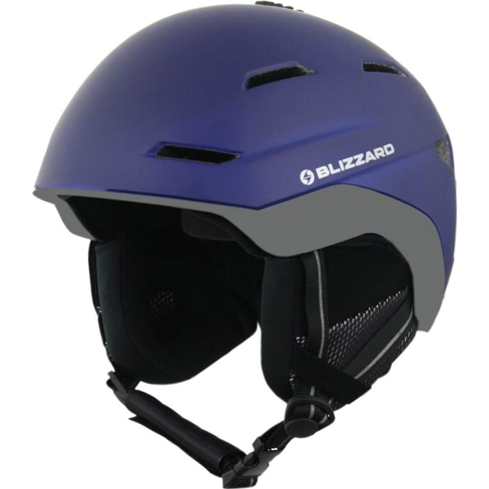 Bormio ski helmet, blue matt/anthracite metallic matt