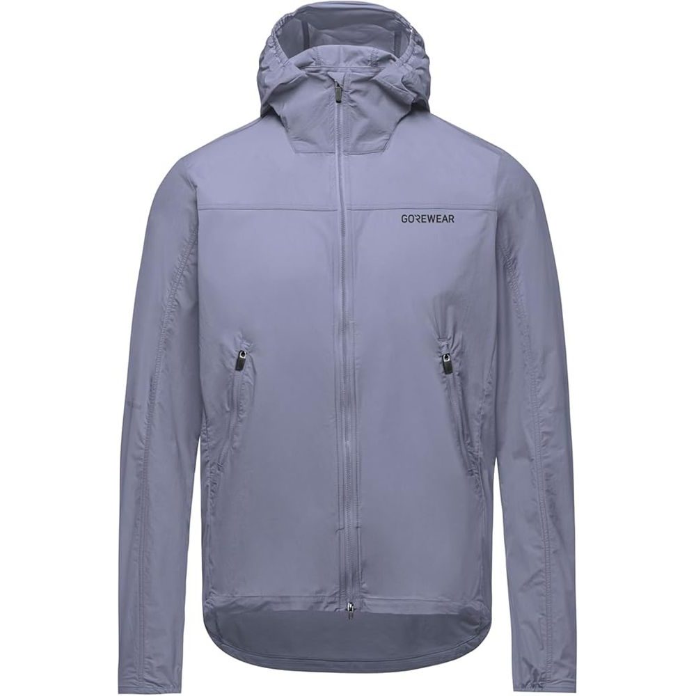 FERNFLOW Hooded Windbreaker Mens amethyst grey