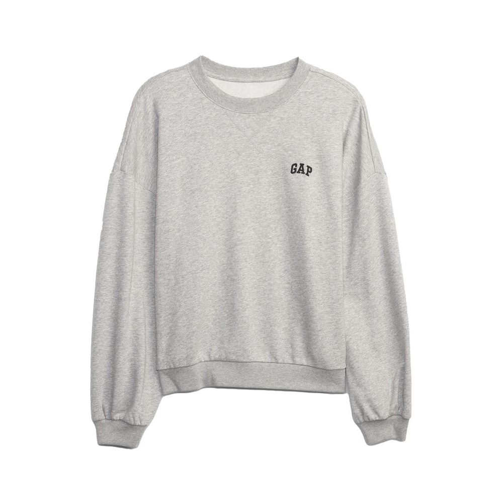 Oversize mikina s logem Šedá