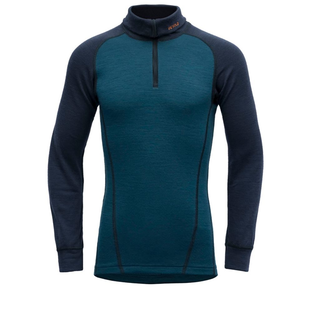 Duo Active Merino Zip Neck Jr Ink