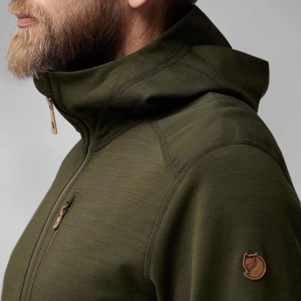 Outdoorweb.eu Keb Fleece Hoodie M Dark Navy men s sweatshirt FJALLRAVEN 225.15