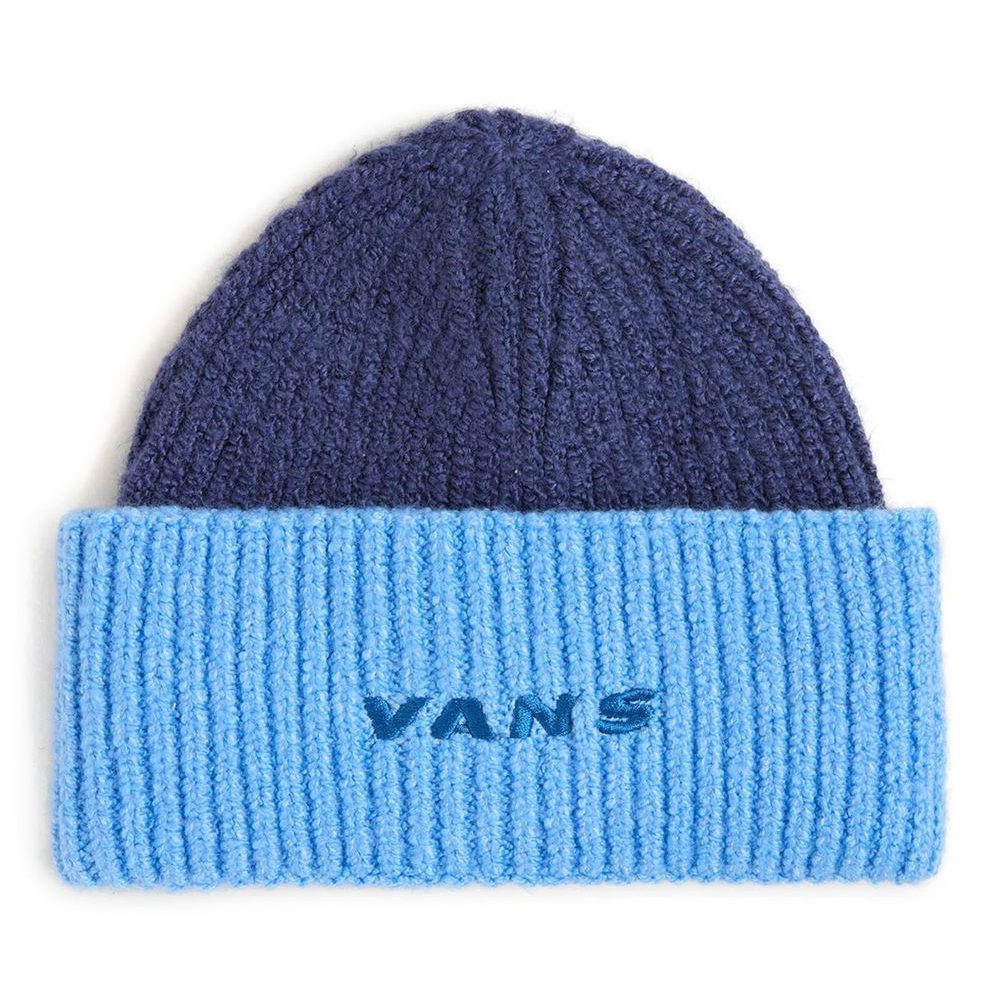 Densmore Wide Cuff Beanie Tranquil Blue