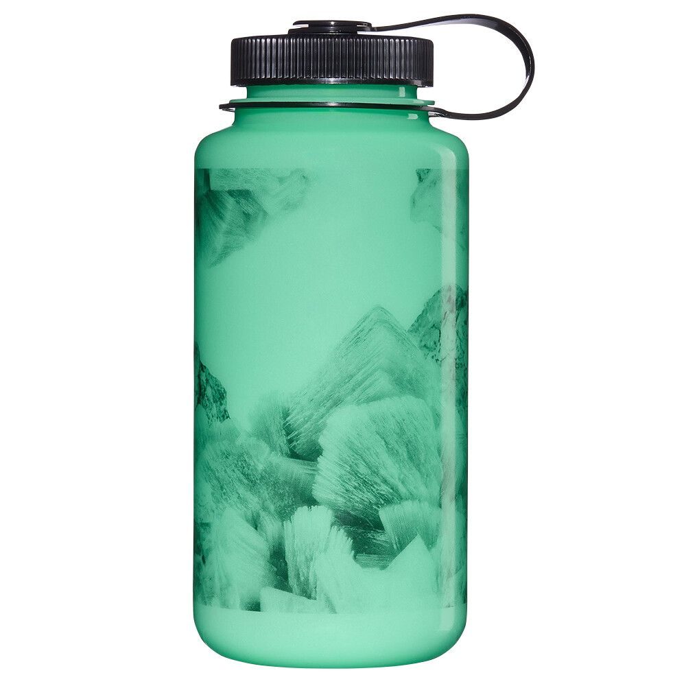 WIDE MOUTH 1000 ML Glow w/Black Crystals