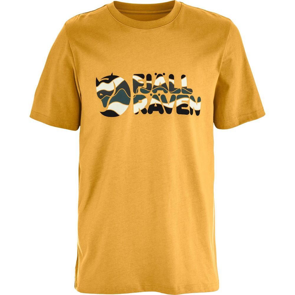 Multicolor logo T-shirt M Ochre