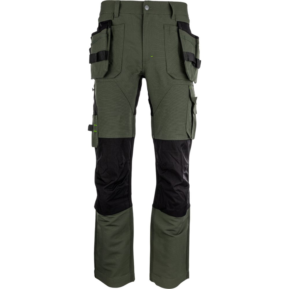 EREBOS Trousers green/black