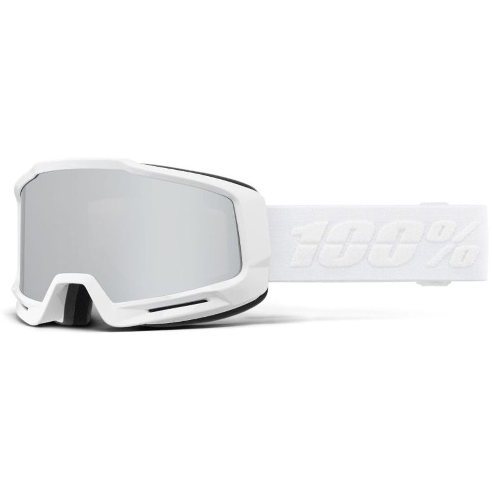 OKAN HiPER Goggle - White/Silver - Mirror Silver Lens
