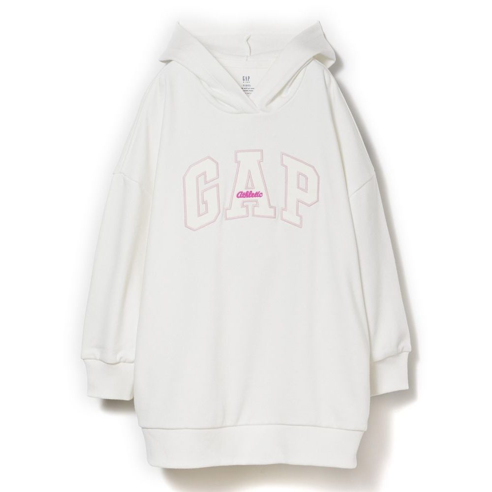 819501-00 Dětské mikinové oversize šaty VintageSoft Bílá