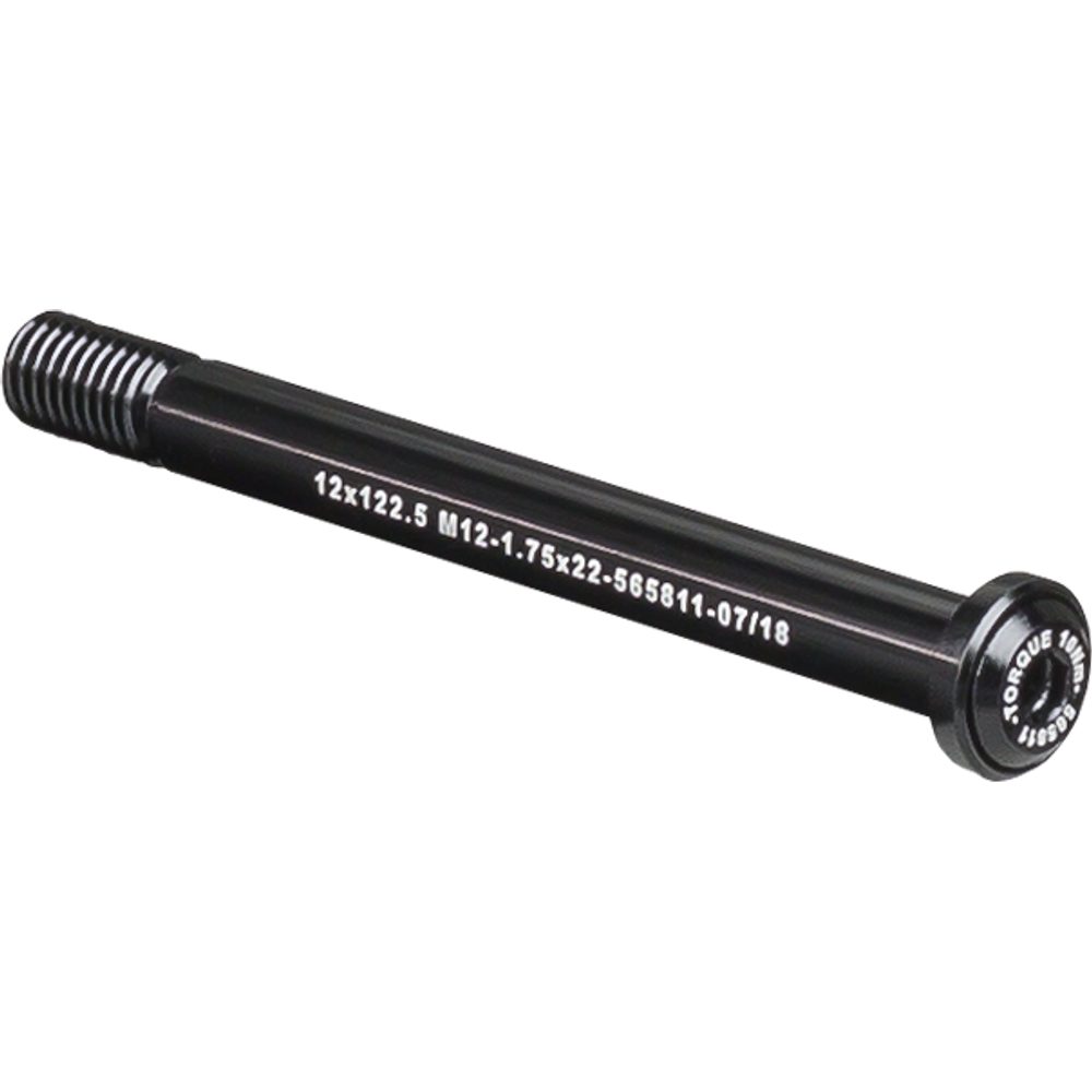 Skewer Bontrager Thru 12 x 122mm Axle Length Black Front