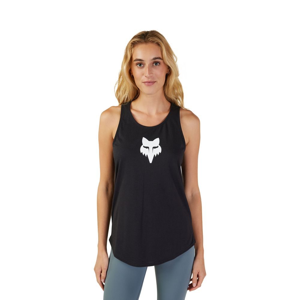 W Fox Head Tank, Black