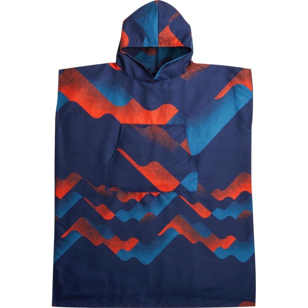 CHANGING PONCHO S/M Riso Wave barevné vlny