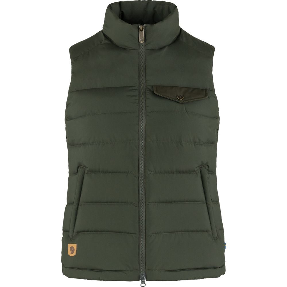 Greenland Down Liner Vest W Deep Forest