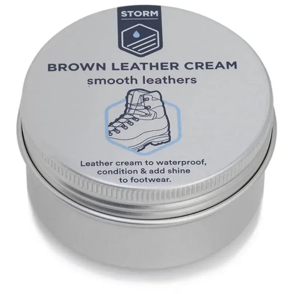 Leather Cream Brown (Rub On) 100ml (PL, ENG, FR, DE, NL)