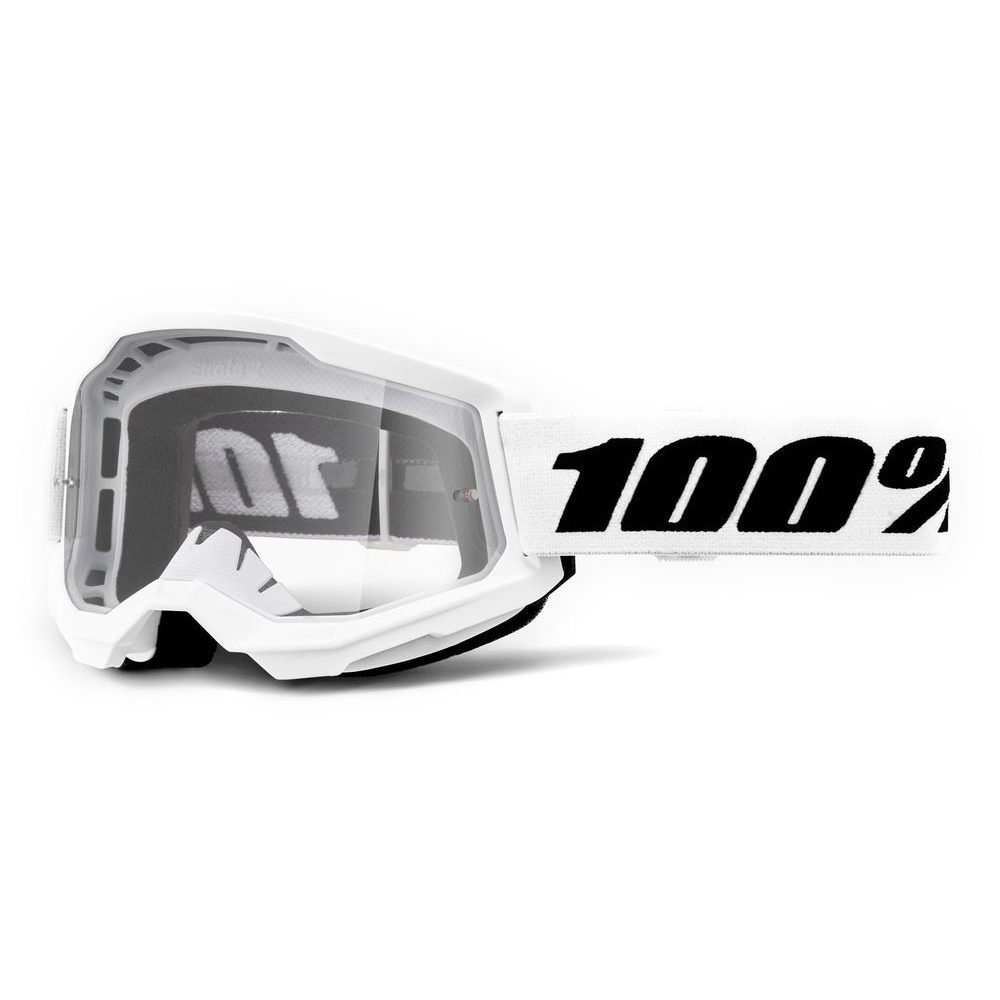 STRATA 2 Goggle White - Clear Lens