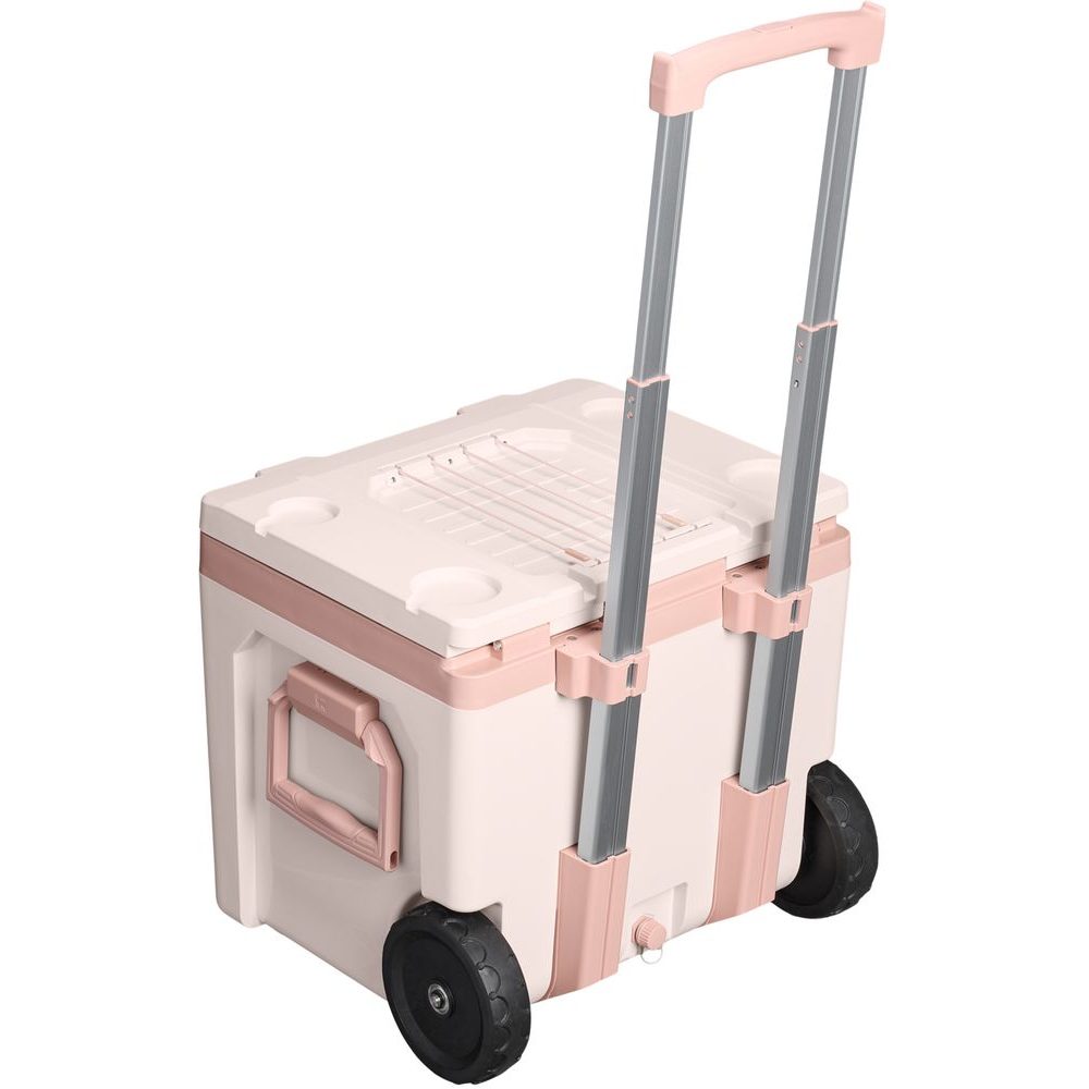 Easy-Carry Outdoor Wheeled Cooler 47,3 l/50QT Rose Quartz