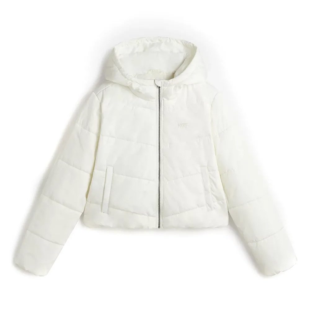 MTE FOUNDRY CROP PUFF HOOD marshmallow