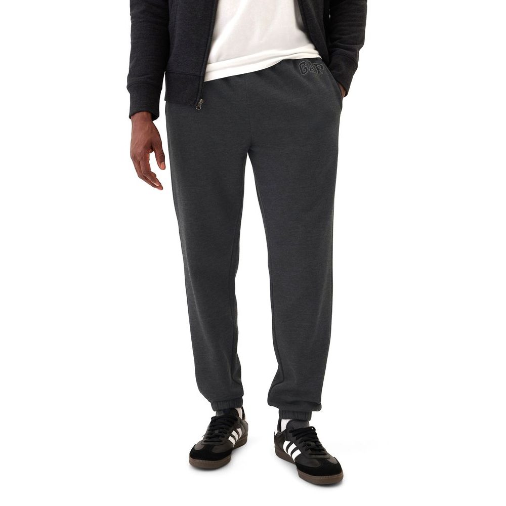 500382-48 Tepláky s logem Šedá