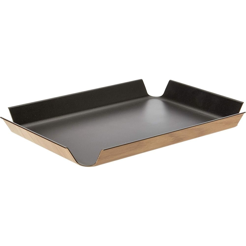 Protiskluzový servírovací podnos 45 cm černý