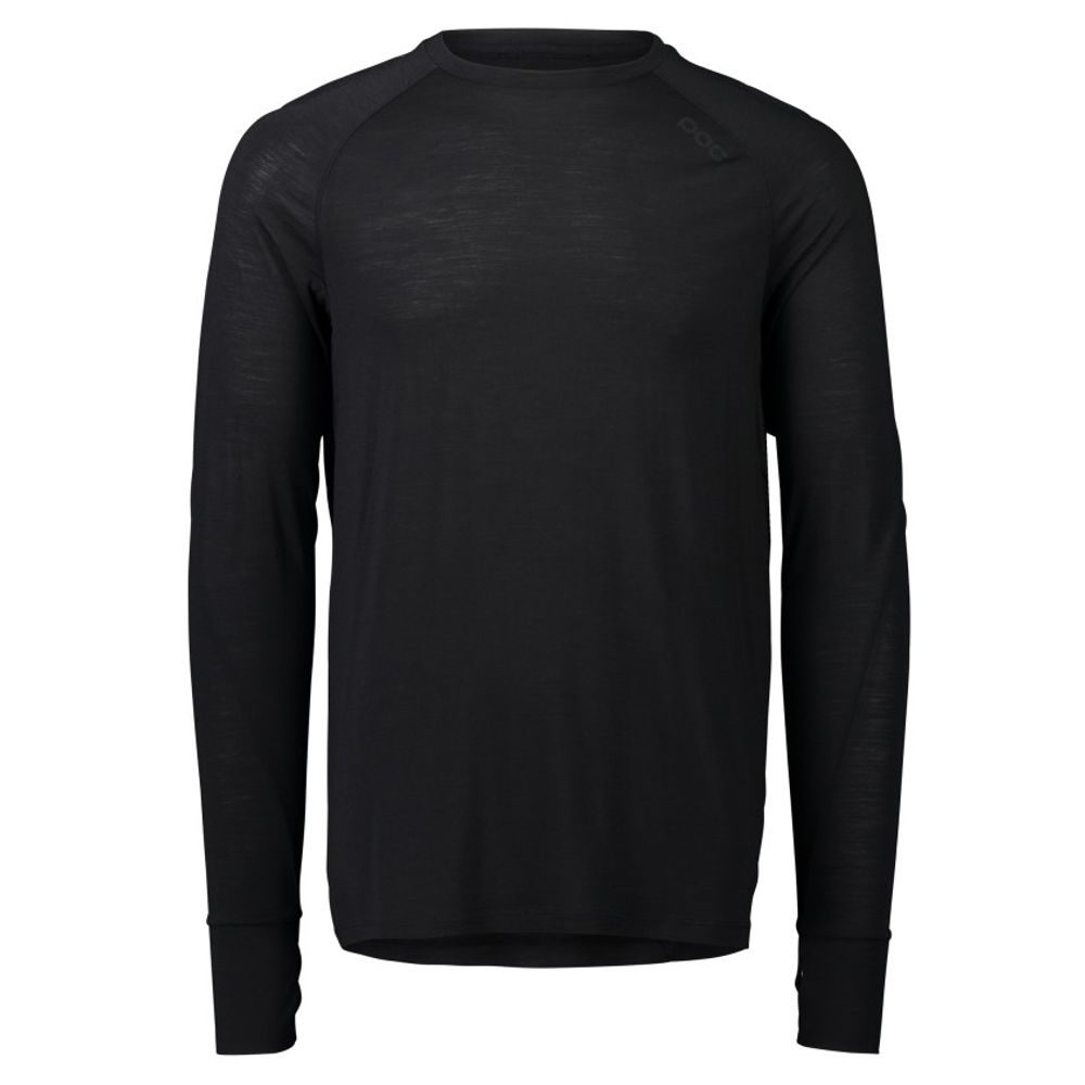 M's Light Merino Jersey Uranium Black