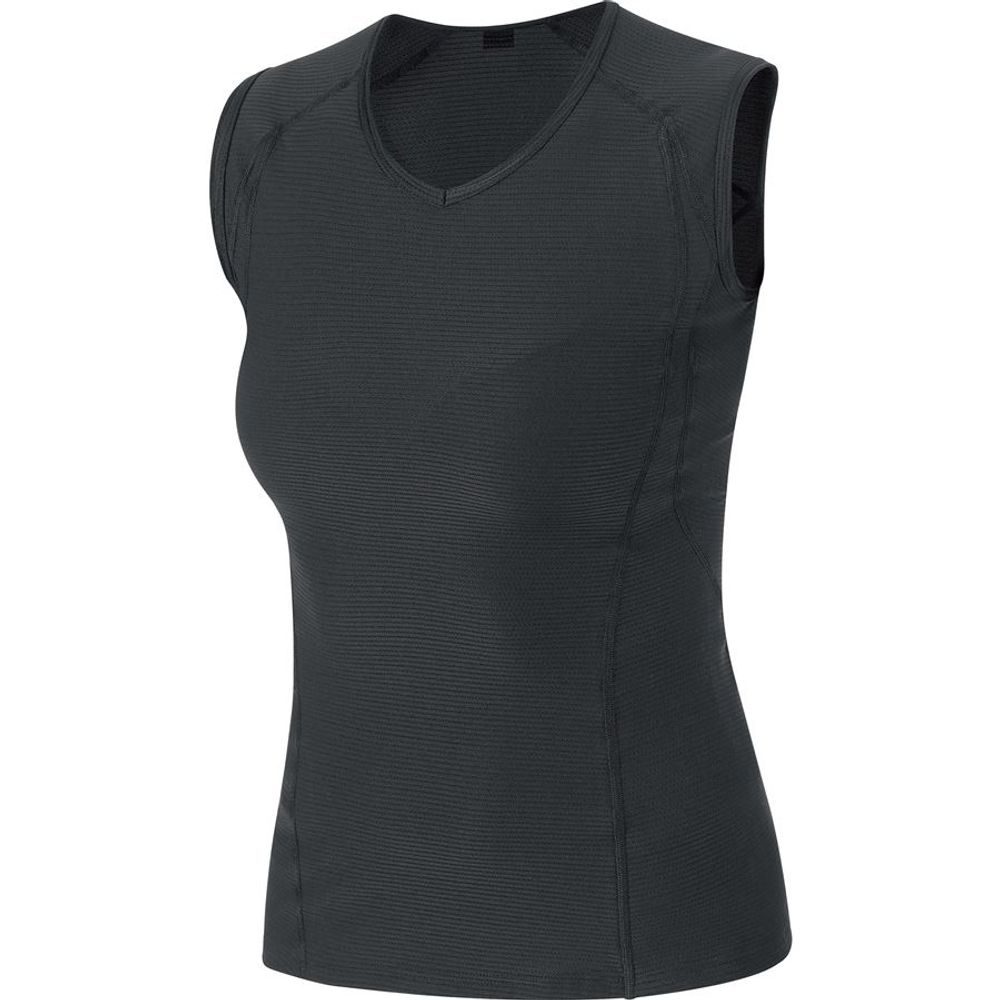 M Women Base Layer Sleeveless Shirt-black