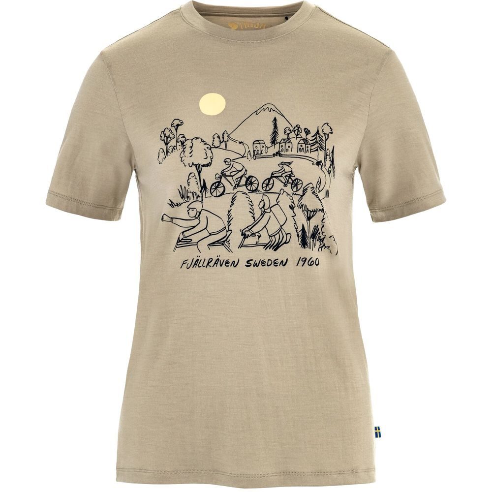 Hoja Lugnt Wool T-shirt W Fossil