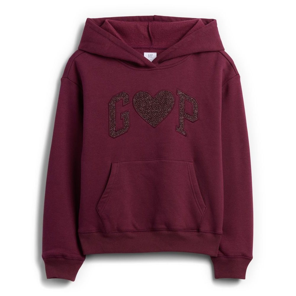 839160-00 Dětská mikina s logem Červená