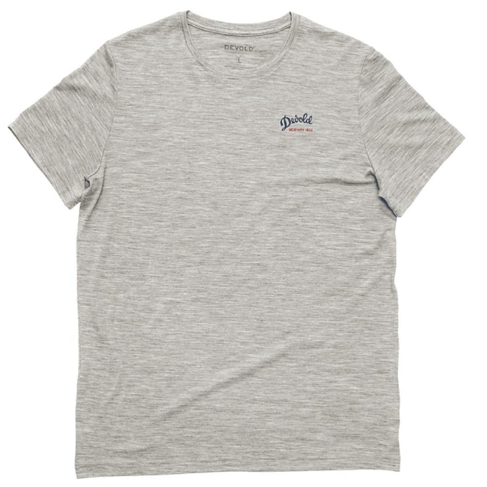 Classic "Script" Tee Man, Grey Melange