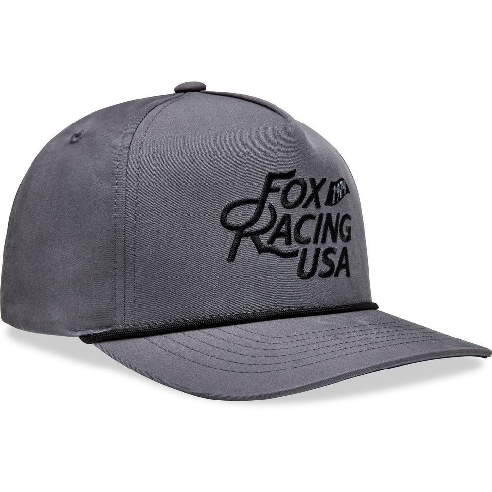 Fox Flag Rope Hat Steel Grey