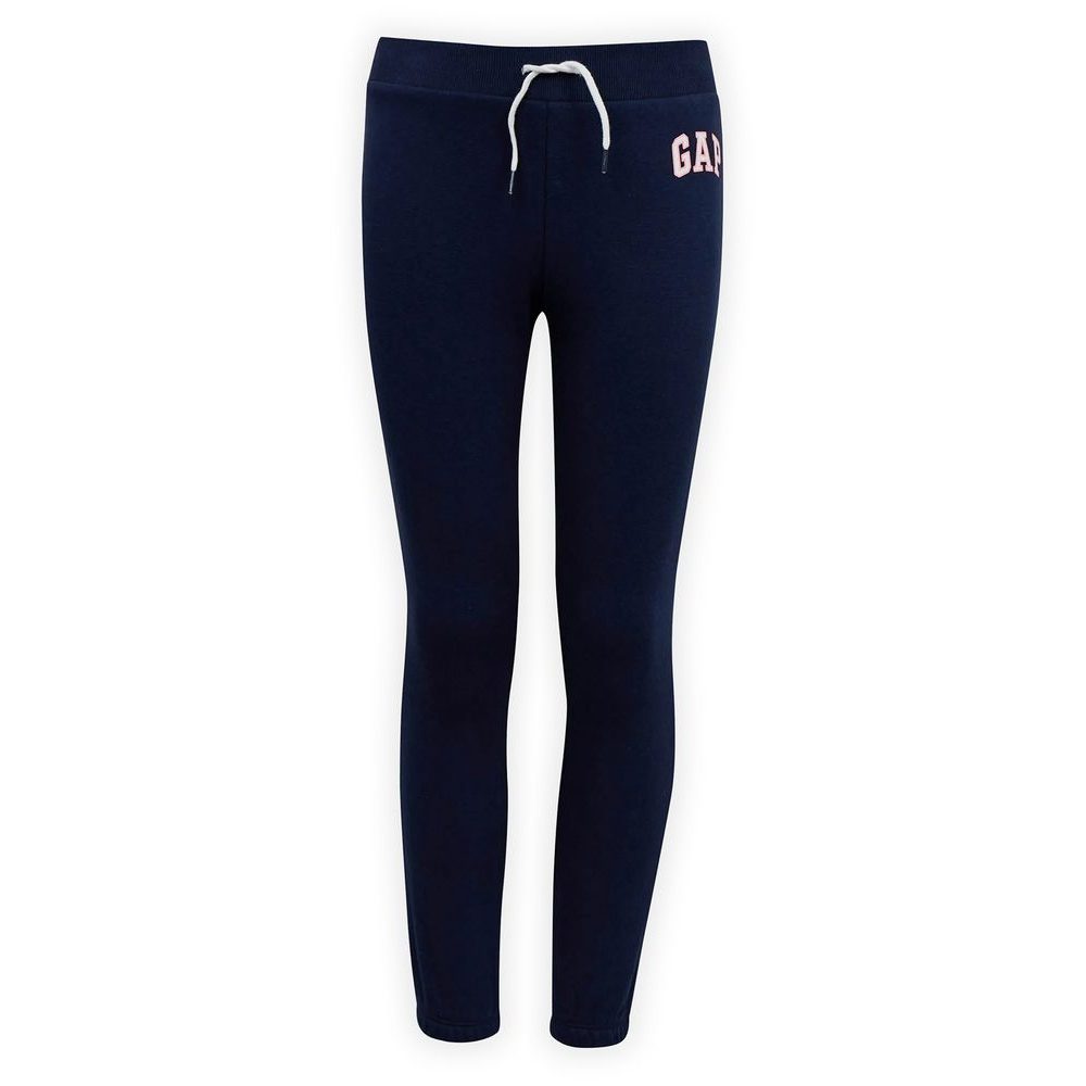 482442-98 Dětské tepláky s logem Tmavě modrá