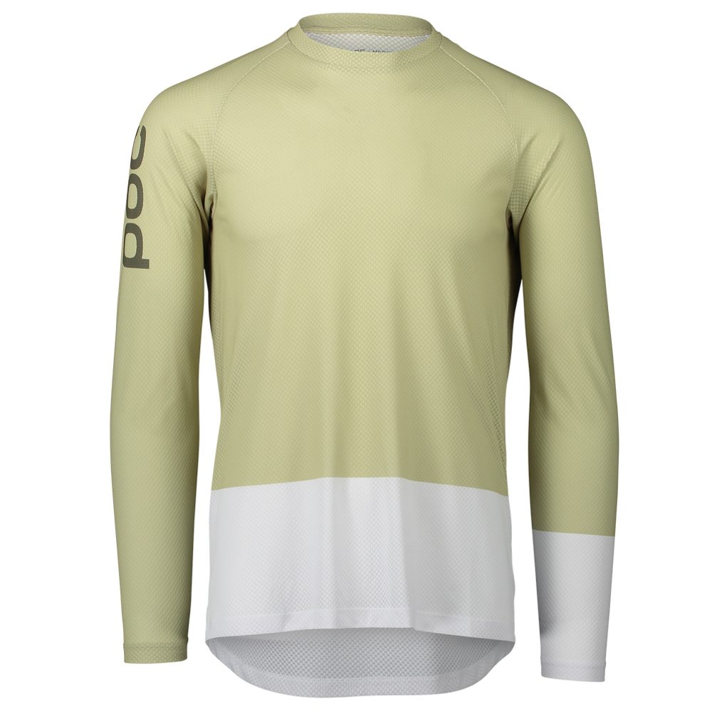 MTB Pure LS Jersey Prehnite Green/Hydrogen White