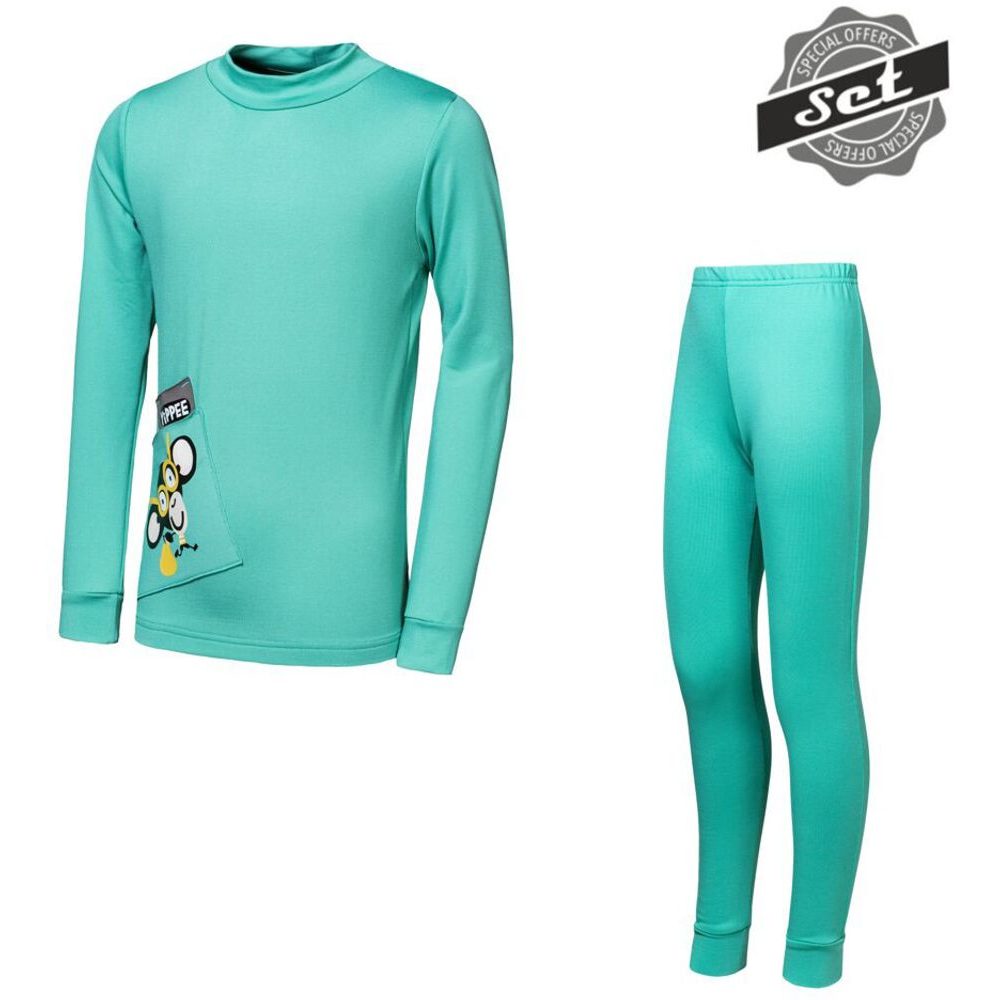 COOLMAX THERMO dětský SET sea green