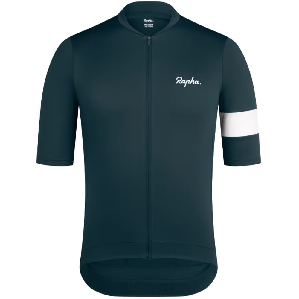 Jersey Rapha 25 Core, Forest Green/White