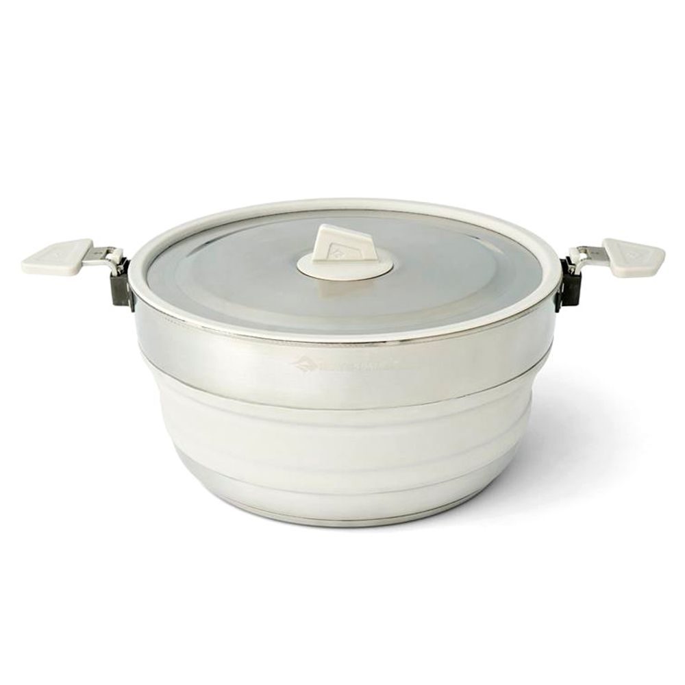 Detour Stainless Steel Collapsible Pot - 5L, Moonstruck Grey