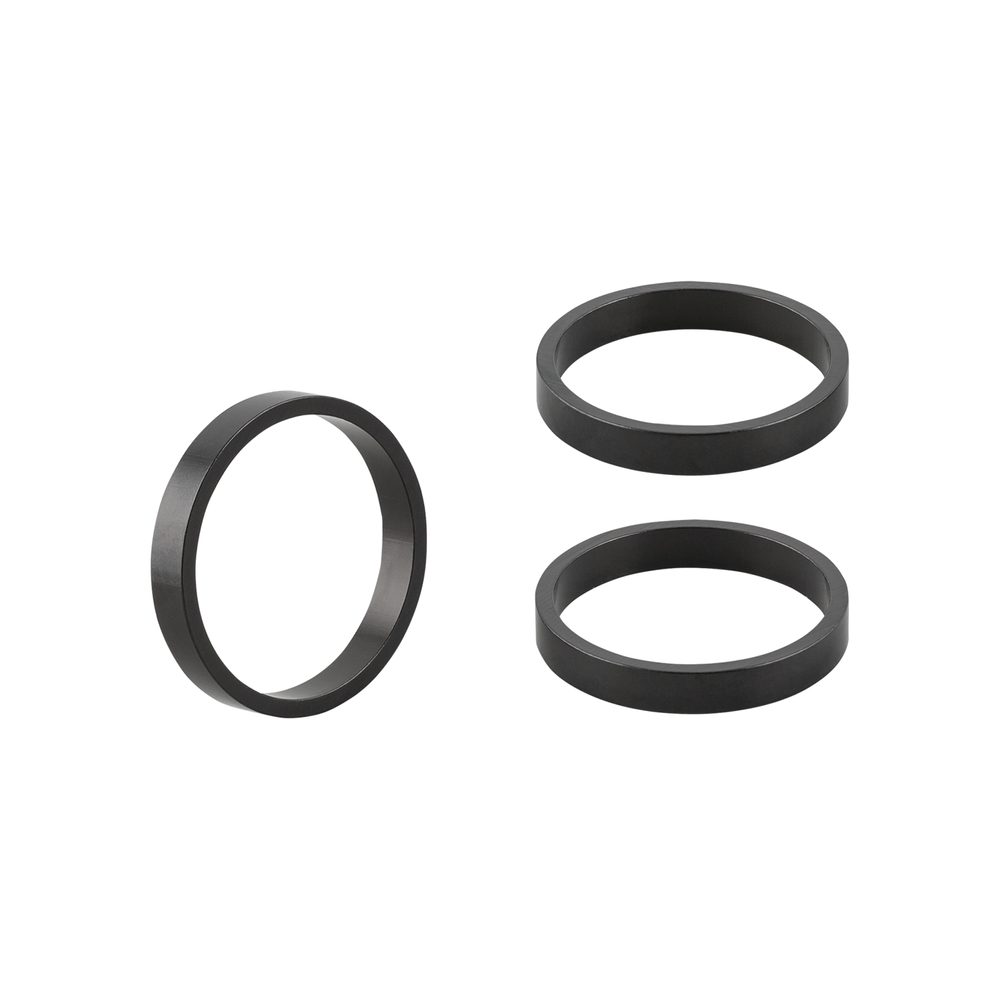 Headset 1-1/8" 5mm Black Alloy 3-Pack