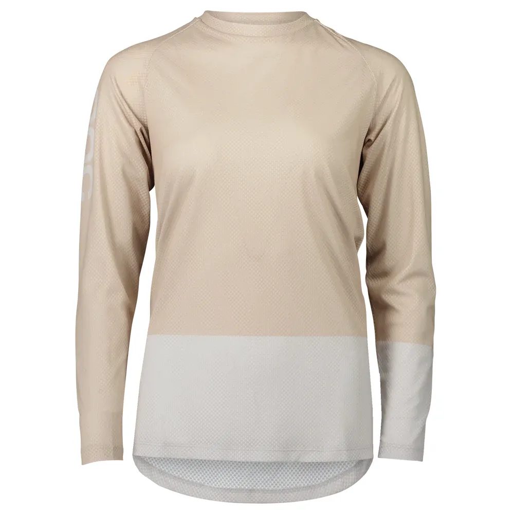 W's MTB Pure LS Jersey Lt Sandstone Beige/Granite Grey