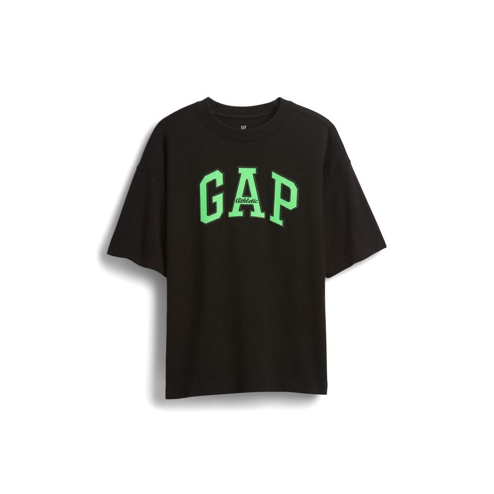 Dětské oversize tričko Heavyweight Athletic Logo Černá