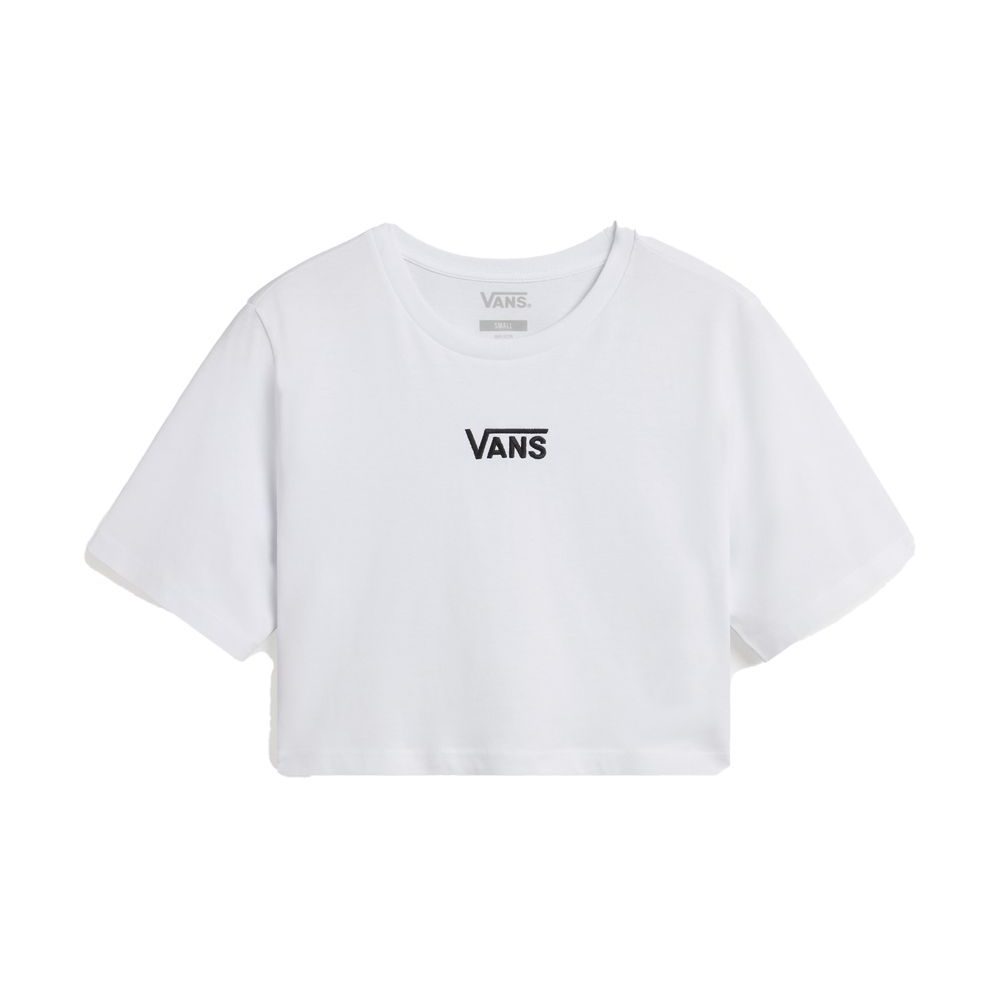 Flying V Crew Crop II White