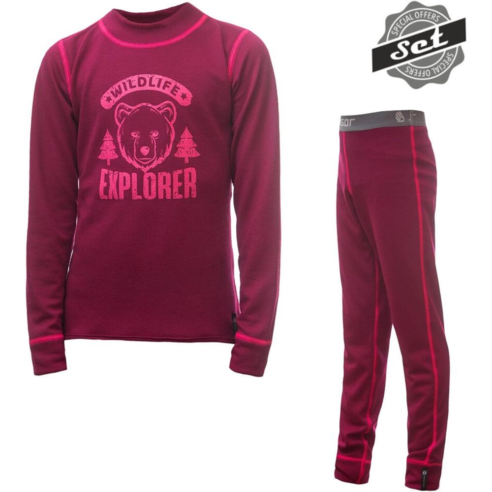 DOUBLE FACE SET WILD DĚTSKÝ SET lilla