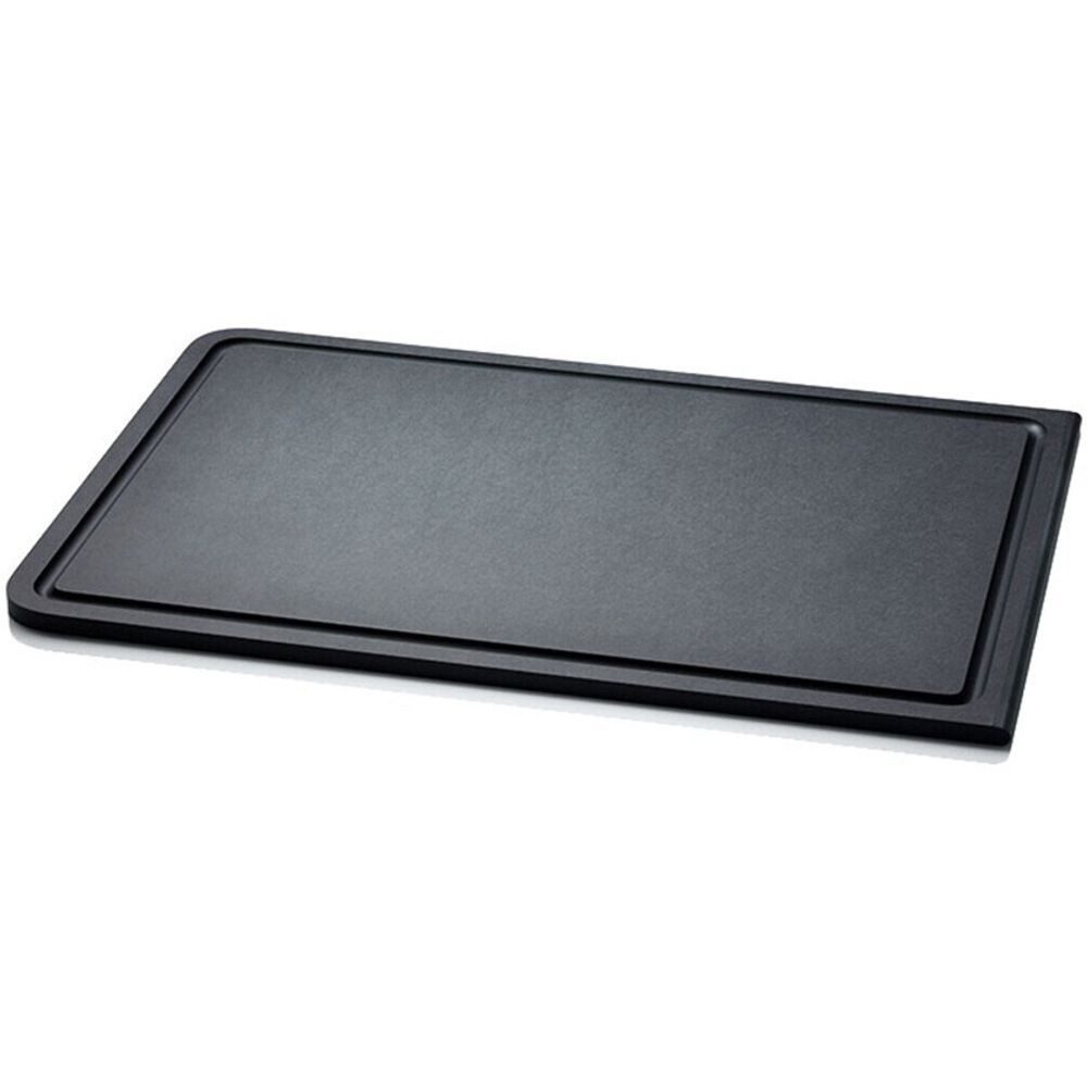 Prkénko na krájení s odtokem 44x29,8x0,9 cm, šedý Duracore