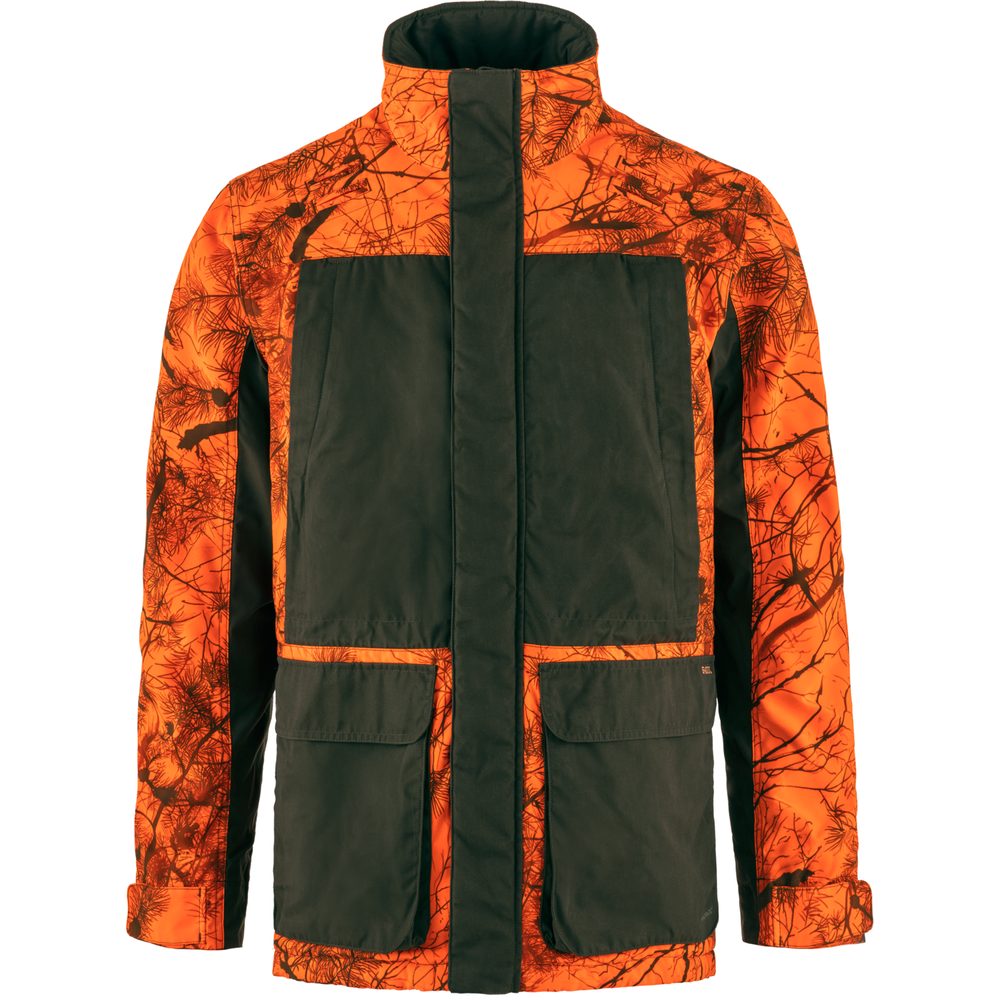 Brenner Pro Padded Jacket M Orange Multi Camo-Deep Forest