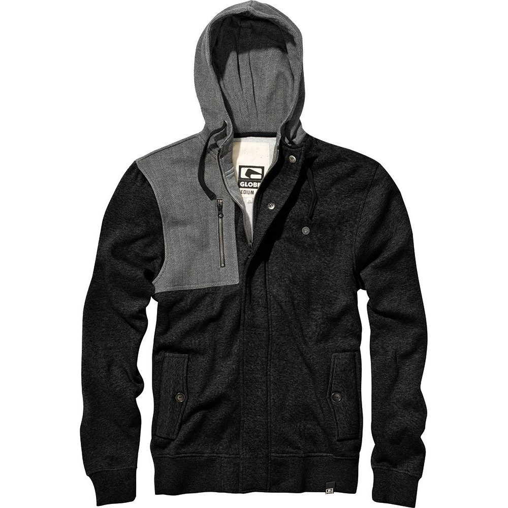 1133012 JACOBS BLACK Mikina s kapucí zip