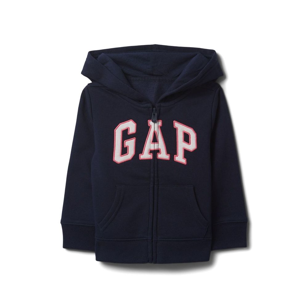 Baby mikina s logem Tmavě modrá