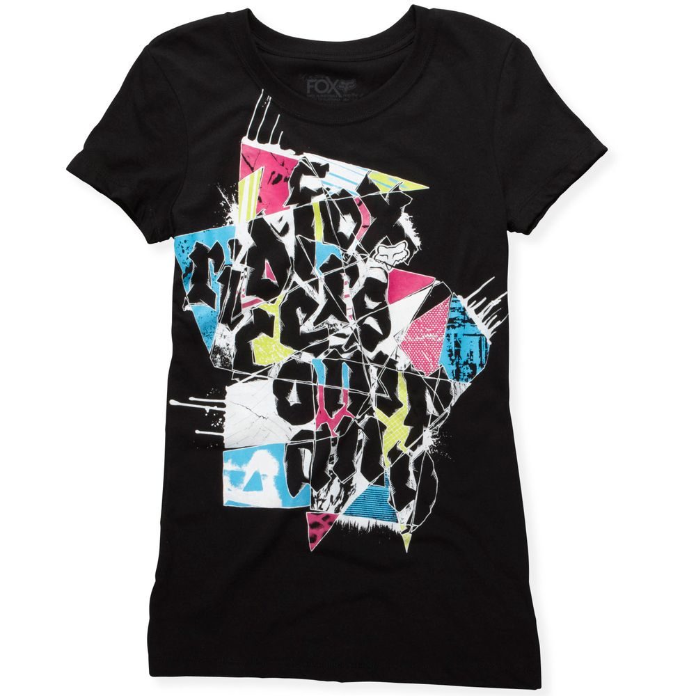54757 001 GIRLS TAKE ON ME CREW NECK - tričko s límcem