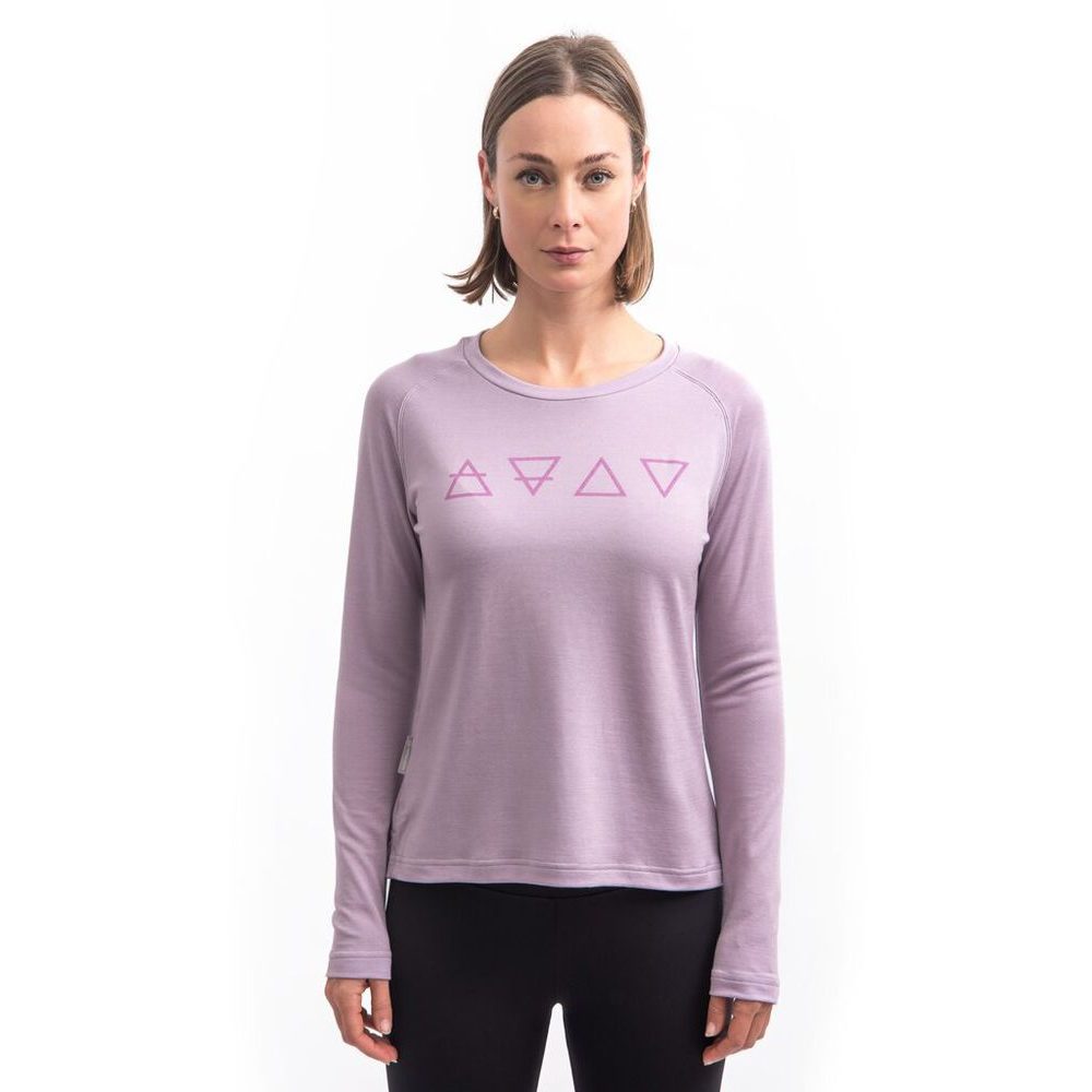 MERINO BLEND ELEMENTS dámské triko dl.rukáv mystic violet