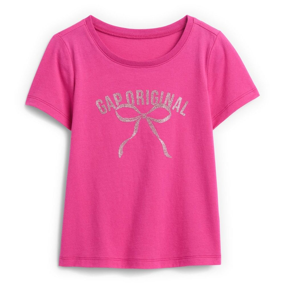 794353-04 Baby tričko s logem Růžová