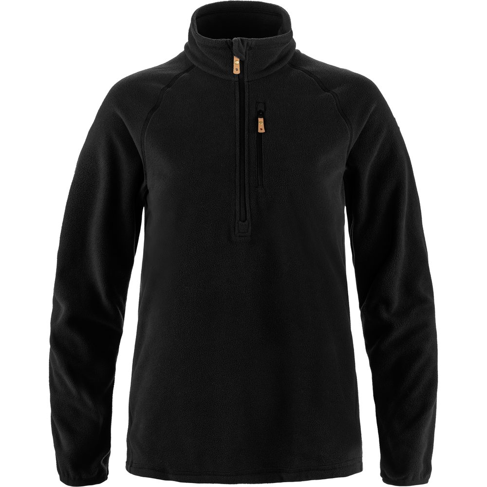 Övik Lite Fleece Half Zip W Black